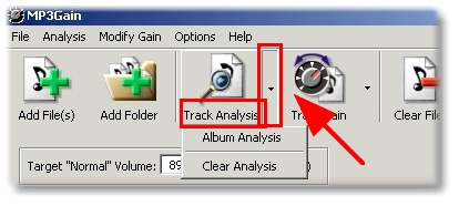 mp3gain-track-analysis-increase-mp3-volume