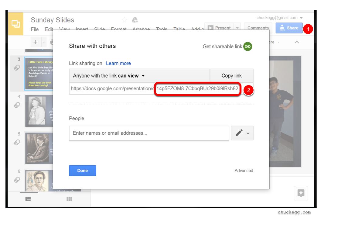 google slides presentation id
